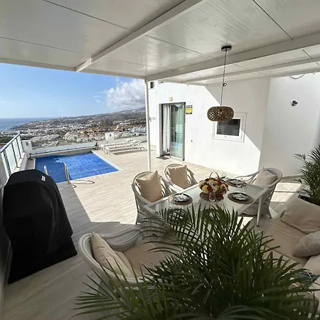 Ocean View Heated Pool Villa Costa Adeje